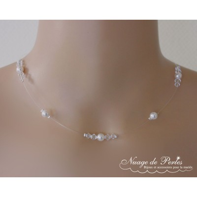 Noéline - collier de perles pour la mariée