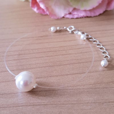 bracelet mariée perle simple