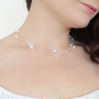 collier perles mariage